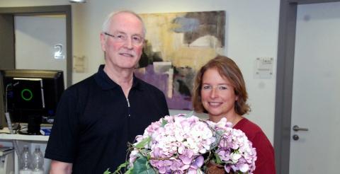 Dr. Karl-Heinz Wirries und Angelika Gottschlich freuen sich auf die Zusammenarbeit im Vinzentinum Milchberg in Harsum.